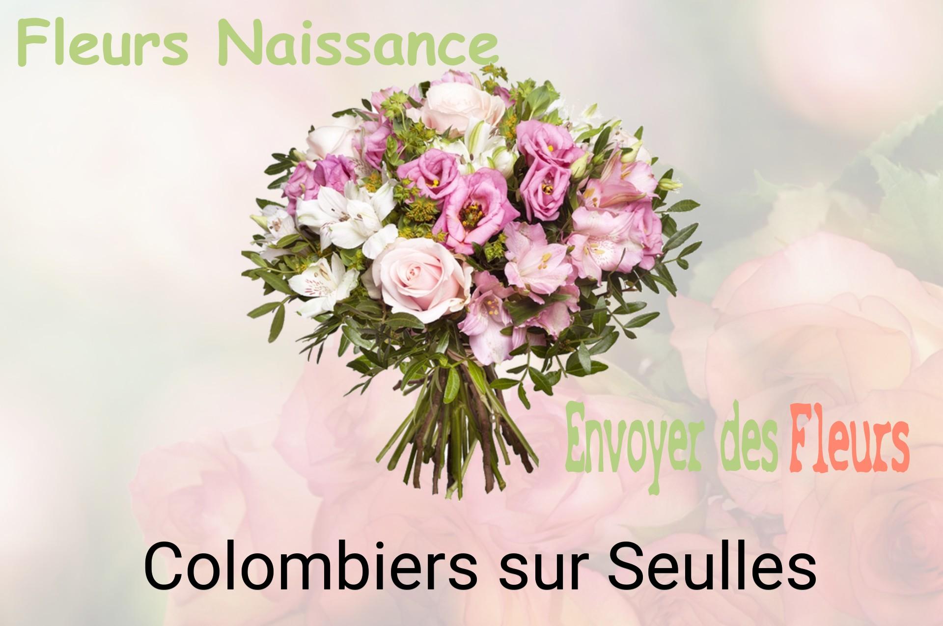 Bouquet de fleurs de naissance livré à Colombiers-sur-Seulles